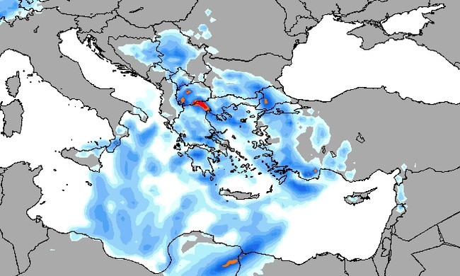 Η «Γαλάτεια» στροβιλίζεται πάνω από την Ελλάδα